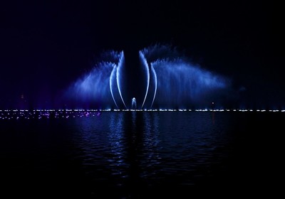 西湖音乐喷泉 水与光的灵魂交响曲